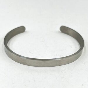 Inspirational Cuff Bracelet "Keep Fucking Going..." Stamped Metal Mantra Bangle